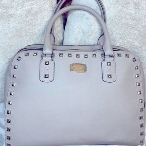 Micheal Kors medium sandrine studded satchel